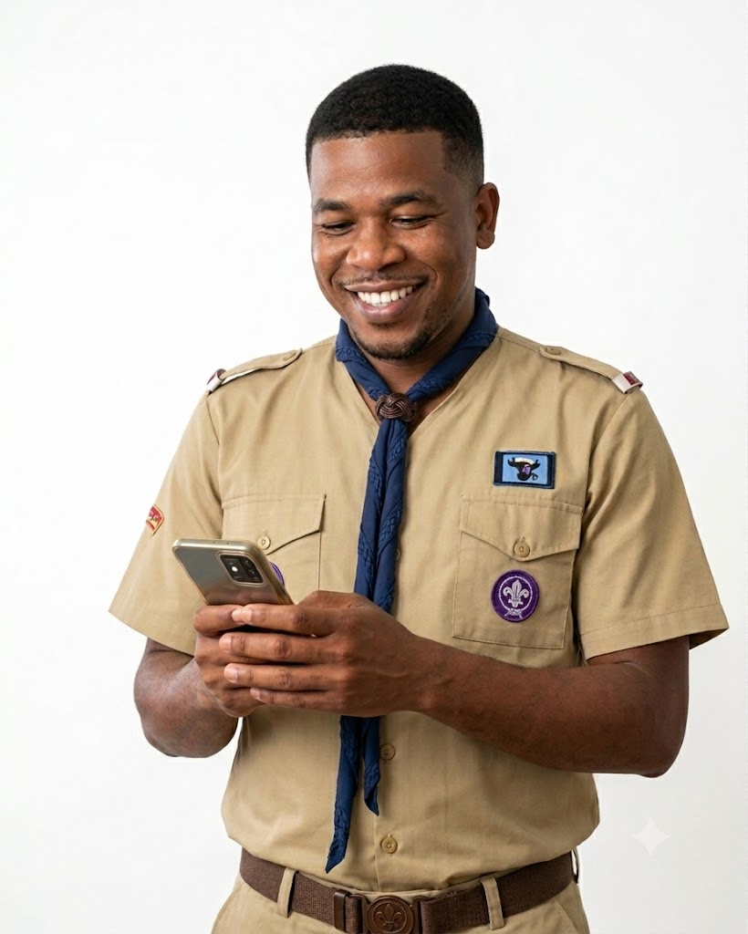 Filoha responsable-encadreur consultant l'annuaire sur son téléphone